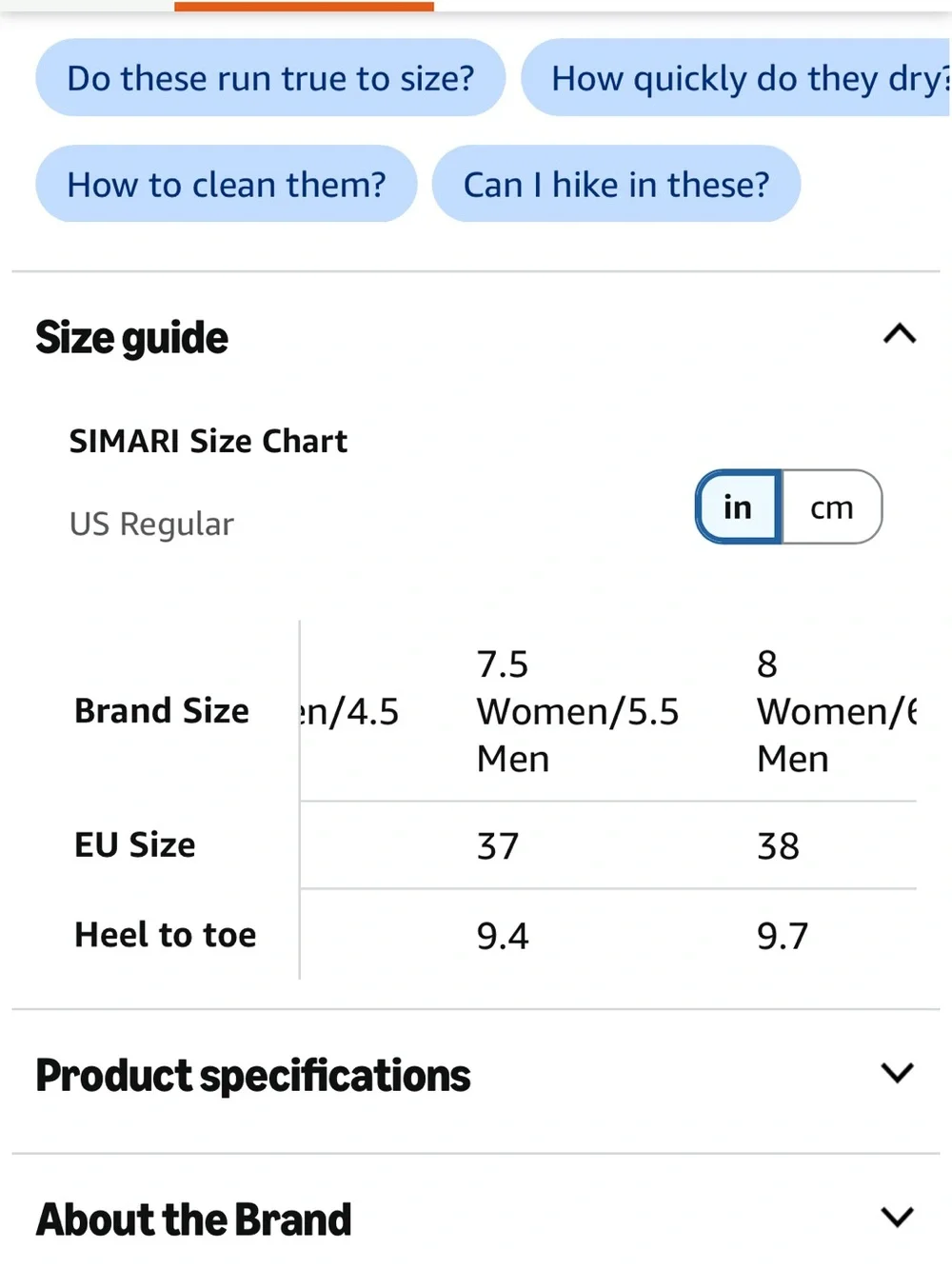 SIMARI unisex water shoes